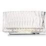 3_Sparren 35 1/4" Wide Chrome 4-Light LED Vanity Bath Light more views