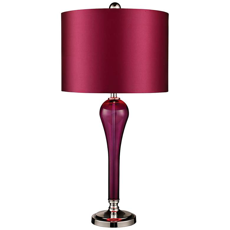 Image 1 Sparrow Whipped Plum Table Lamp
