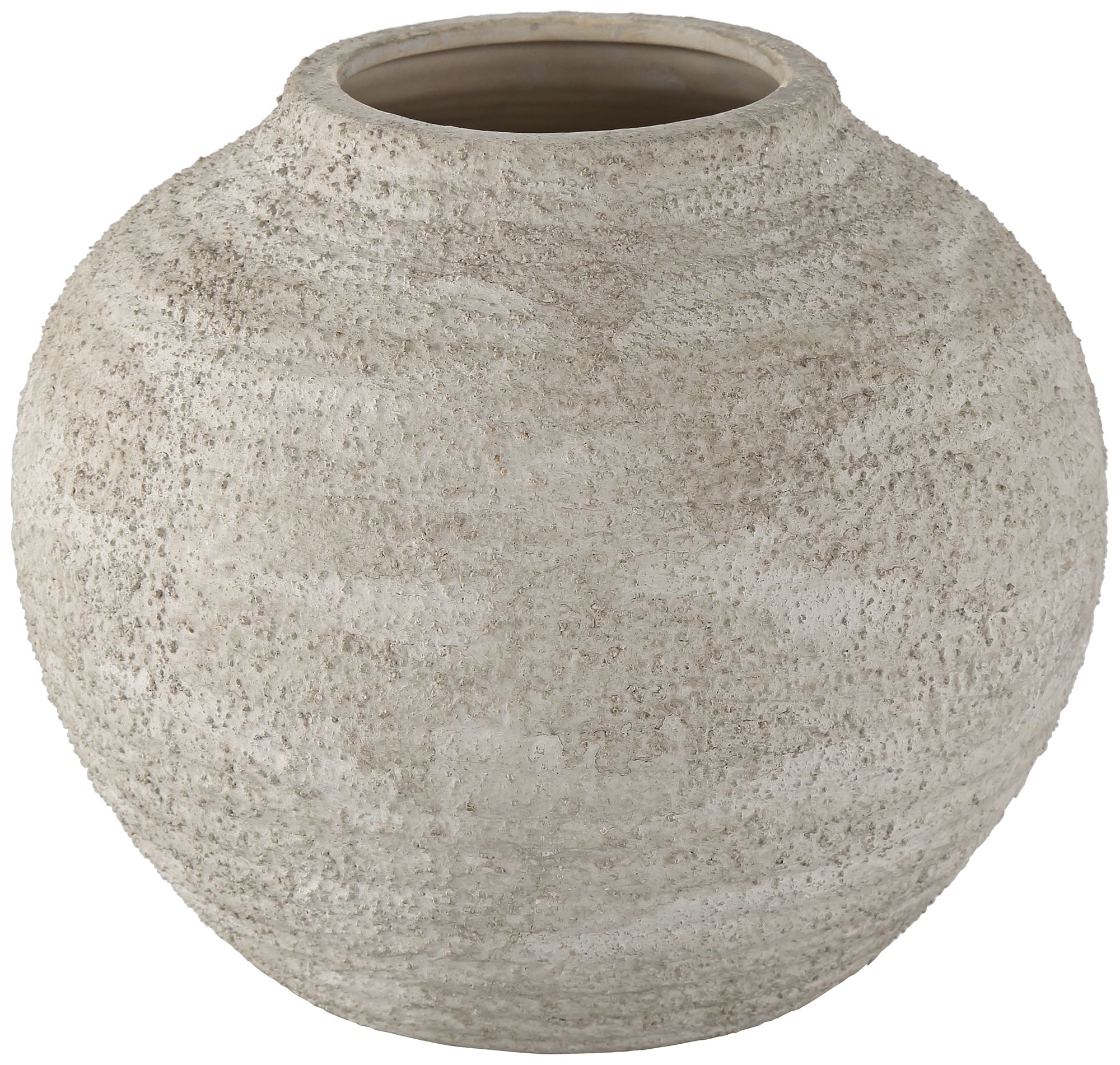 Image 5 Sparta 7 1/2" High Pumice Gray Ceramic Vase more views