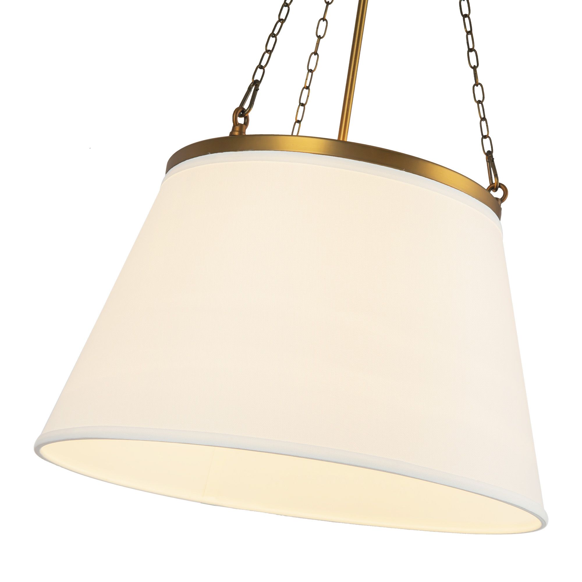 Image 6 Speakeasy 18" Wide Aged Gold Pendant Light more views
