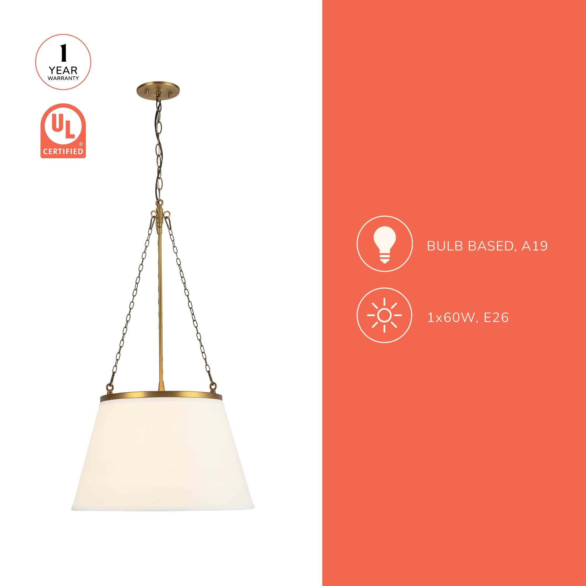 Speakeasy 18" Wide Matte Black Pendant Light w/ Linen Shade