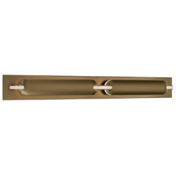 Spectacle 3"H x 24"W 1-Light Bath Vanity & Wall Light in Aged Brass