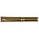 Spectacle 3"H x 24"W 1-Light Bath Vanity & Wall Light in Aged Brass