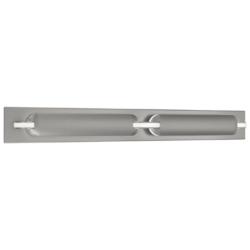 Spectacle 3"H x 24"W 1-Light Bath Vanity & Wall Light in Brushed Nickel