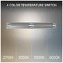 2_Spectacle 3"H x 24"W 1-Light Bath Vanity & Wall Light in Brushed Nickel more views