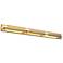 Spectacle 3"H x 34.38"W 1-Light Bath Vanity & Wall Light in Aged Brass