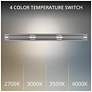 2_Spectacle 3"H x 34.38"W 1-Light Bath Vanity & Wall Light in Brushed Nickel more views