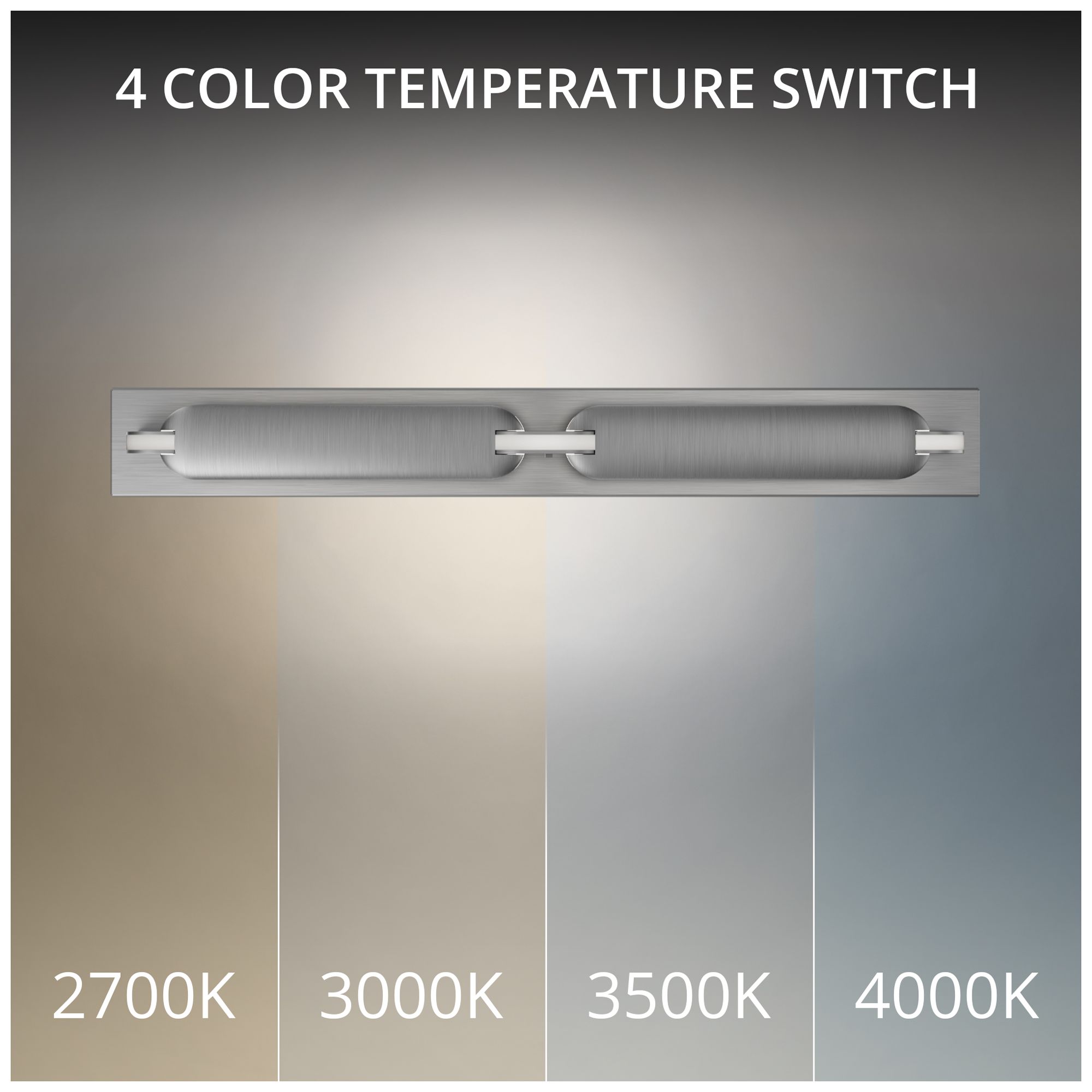 Image 2 Spectacle 3"H x 24"W 1-Light Bath Vanity & Wall Light in Brus more views