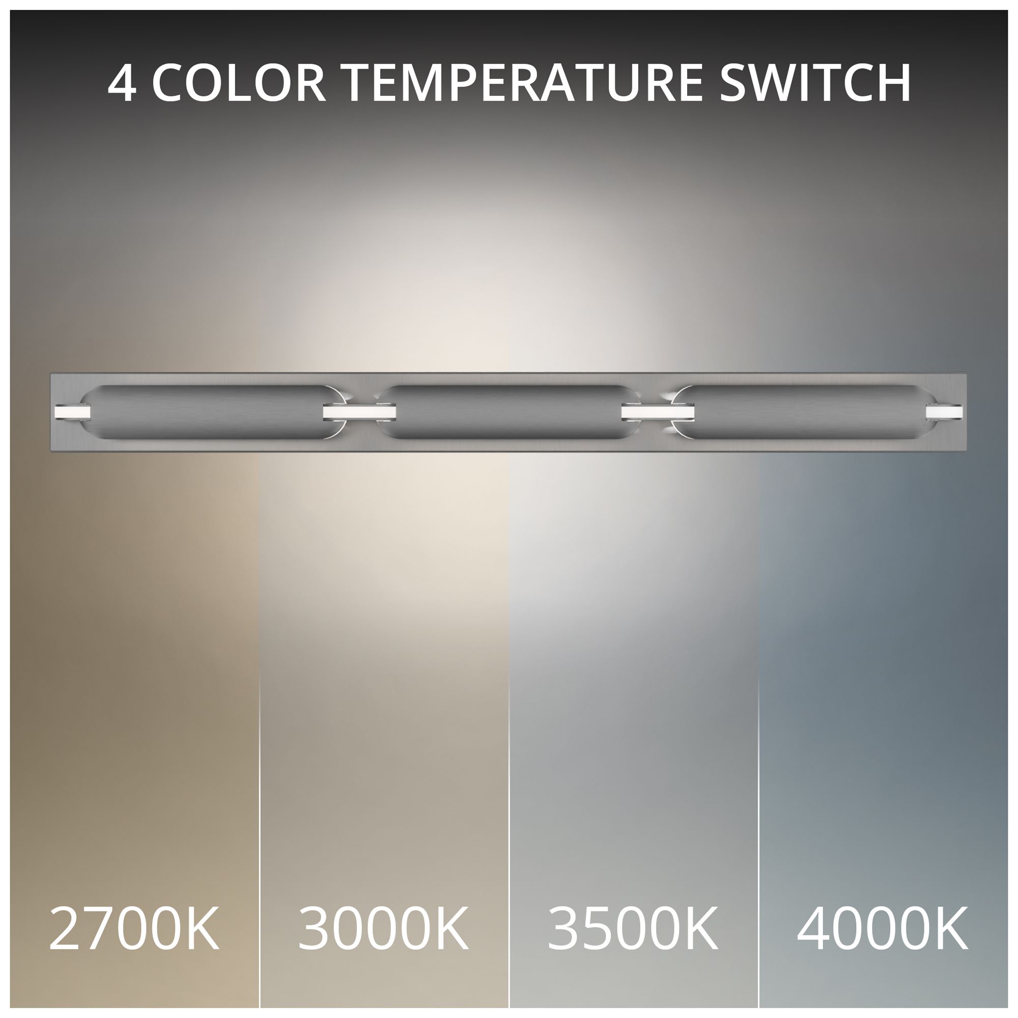 Image 2 Spectacle 3"H x 34.38"W 1-Light Bath Vanity & Wall Light in B more views