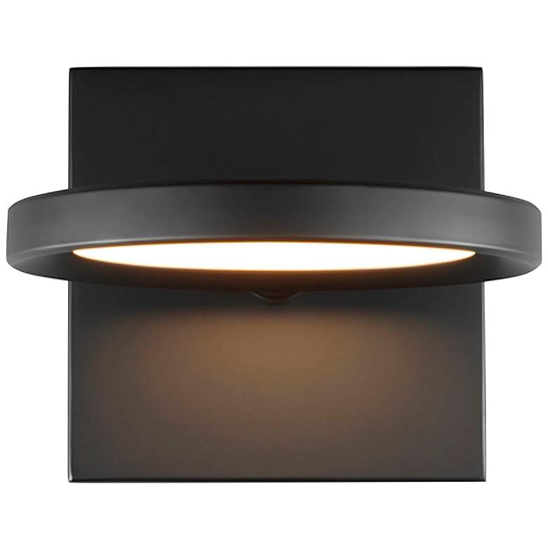Image 1 Spectica 5 inch High Matte Black LED Wall Sconce