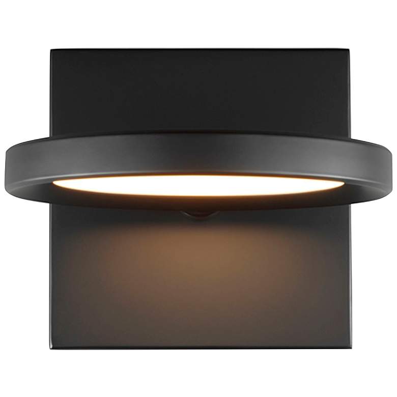 Image 1 Spectica 5" High Matte Black LED Wall Sconce