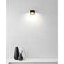 Spectica 5" High Matte Black LED Wall Sconce
