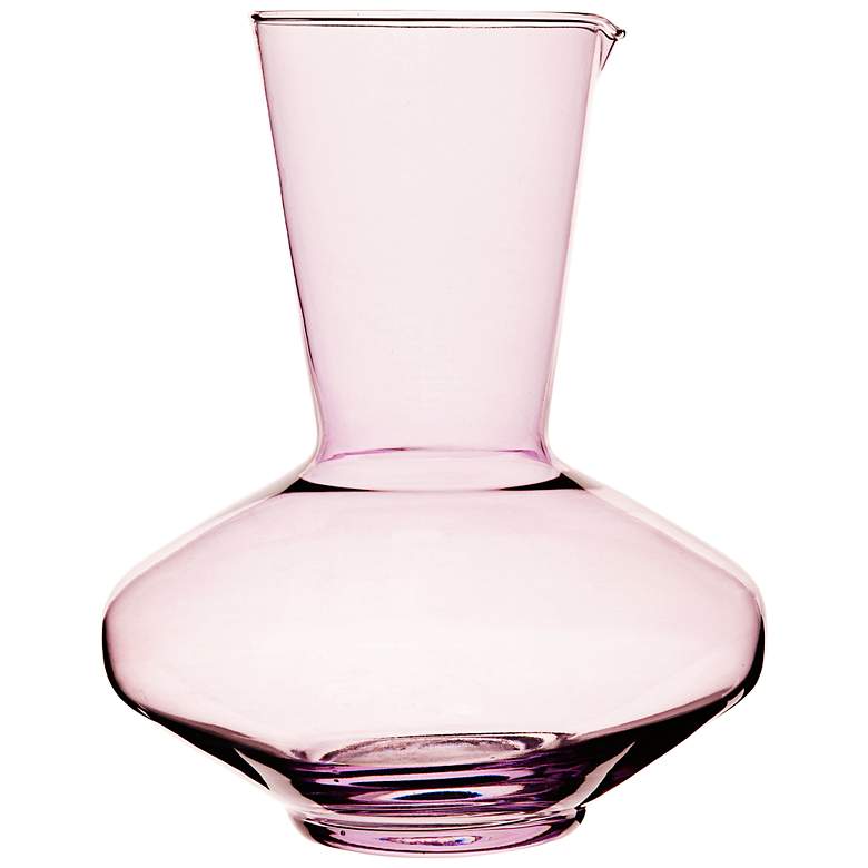 Image 1 Spectra Pink Glass Carafe