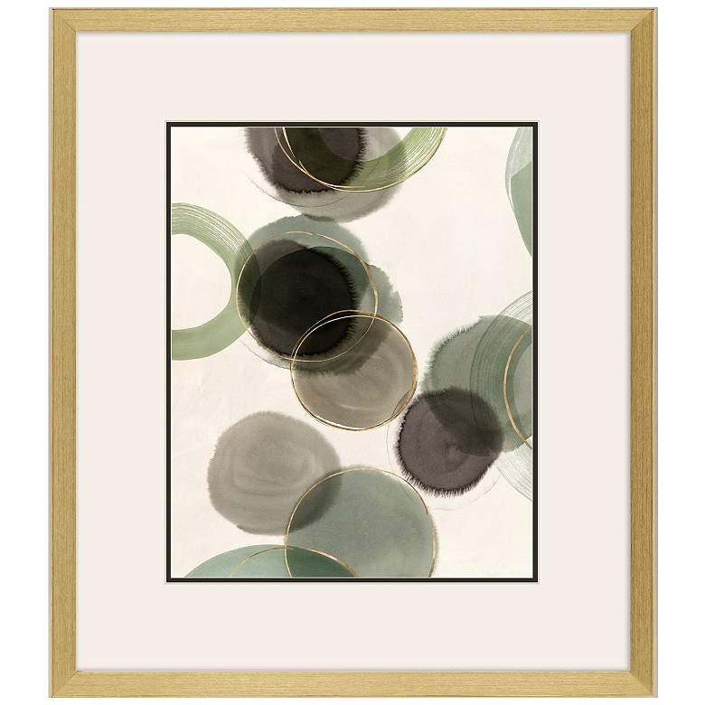Image 1 Spectral Green II 26"W x 30"H Framed Art