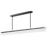 1_Spectre 61 1/2" Wide Black Aged Brass LED Linear Pendant