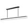 Spectre 61 1/2" Wide Black Aged Brass LED Linear Pendant