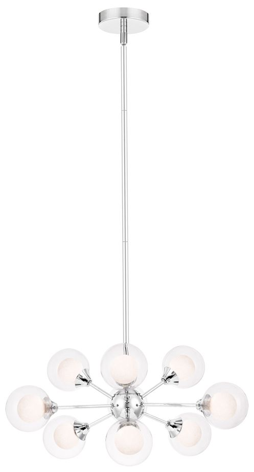 Image Spellbound 22 3/4" Wide Polished Chrome 9-Light Chandelier