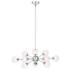 Spellbound 29"W Polished Chrome 5-Light Sputnik Chandelier