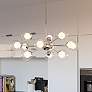 2_Spellbound 29"W Polished Chrome 5-Light Sputnik Chandelier