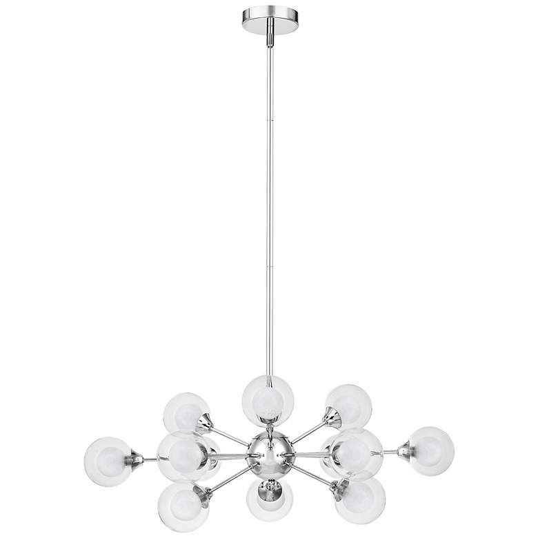 Image 6 Spellbound 29"W Polished Chrome 5-Light Sputnik Chandelier more views