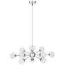 6_Spellbound 29"W Polished Chrome 5-Light Sputnik Chandelier more views