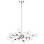 7_Spellbound 29"W Polished Chrome 5-Light Sputnik Chandelier more views