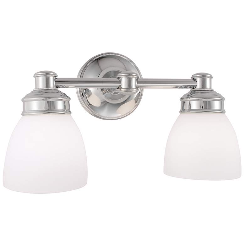 Image 1 Spencer 2 Light Sconce - Chrome