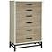 Spencer Gray and Parchment 5-Drawer Chest