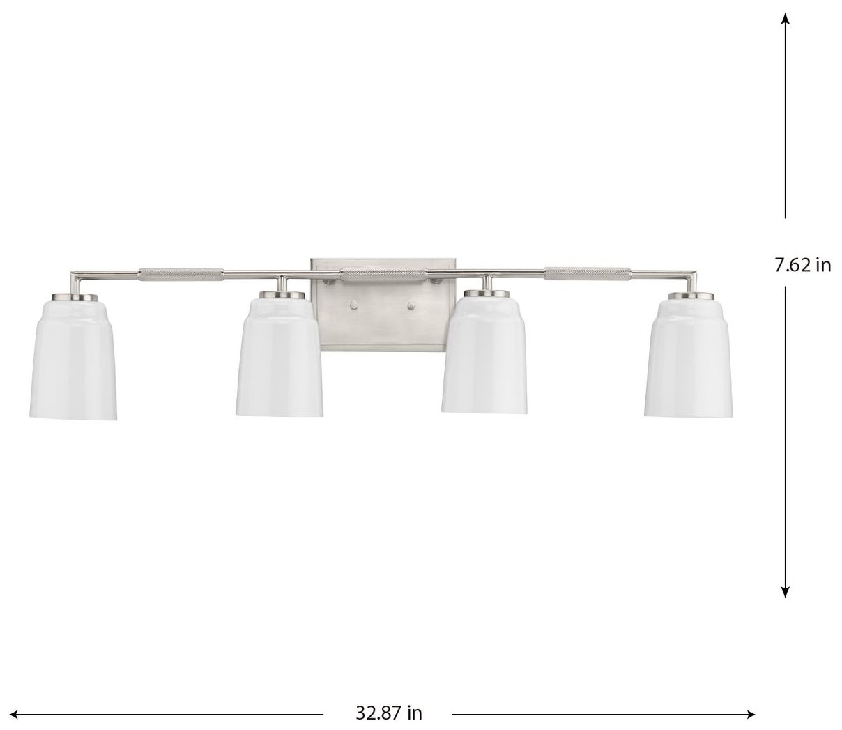 Image 4 Spenser Collection Four-Light Industrial Vanity Light more views