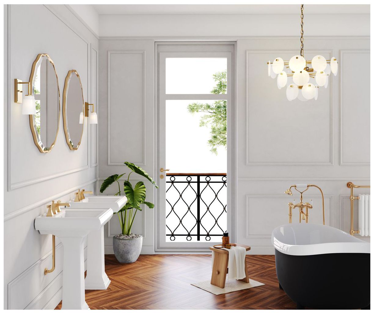 Image 2 Spenser Collection One-Light Industrial Vanity Light more views