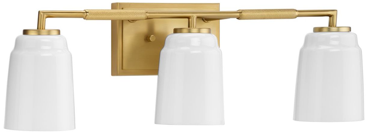 Image 3 Spenser Collection Three-Light Industrial Vanity Light more views