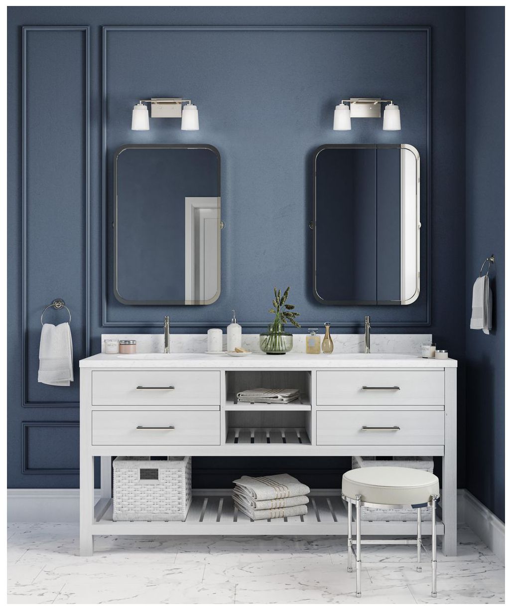 Image 2 Spenser Collection Two-Light Industrial Vanity Light more views
