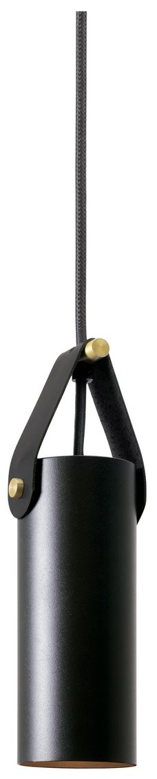 Spero Pendant, Black w/ Black Leather - Made to Order