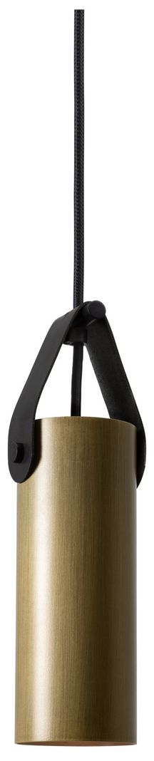 Spero Pendant, Distressed Brass w/ Black - Made to Order