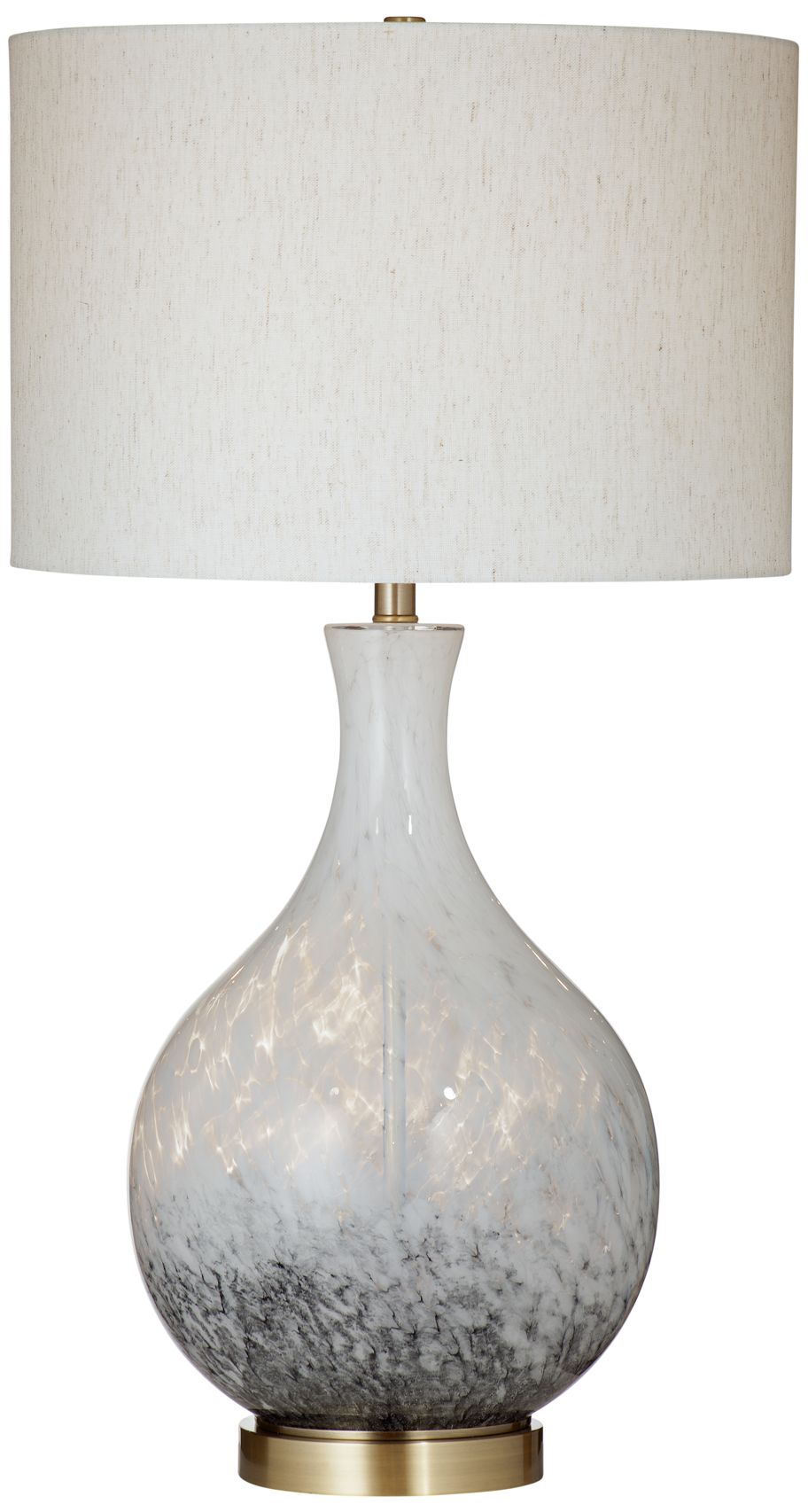 Spey 34" High White And Black Table Lamp