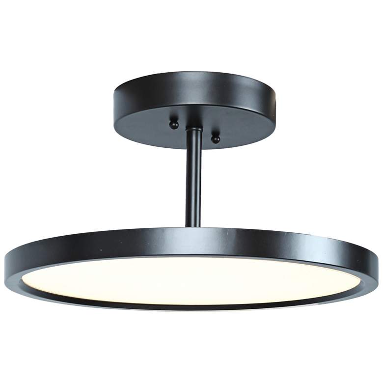 Image 2 Sphere 15" Wide Oil-Rubbed Bronze LED Ceiling Light
