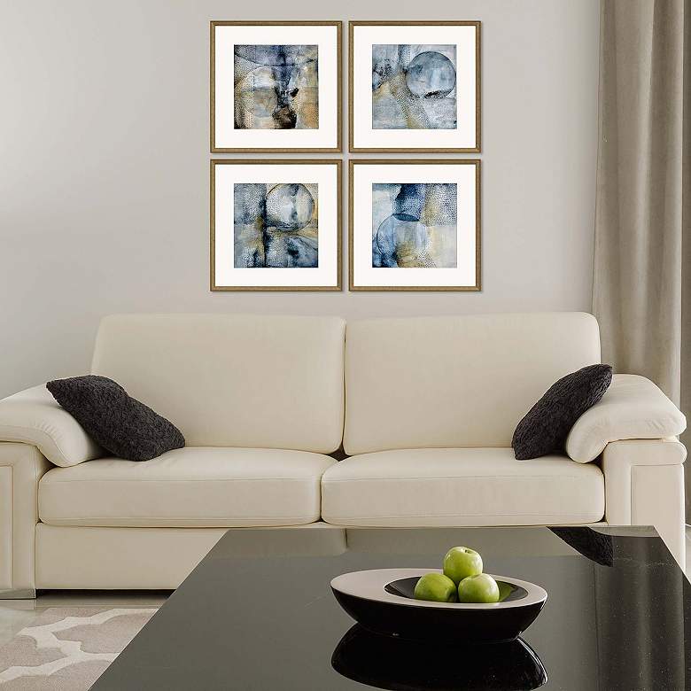 Image 2 Sphere 21"W x 21"H Framed Art Set of 4 more views