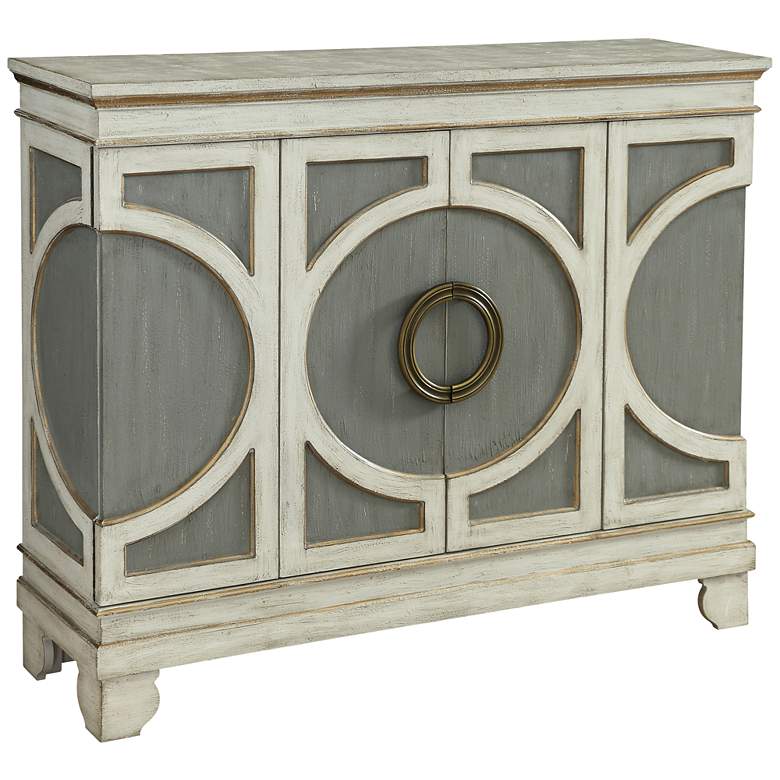 Image 1 Sphere 59" Wide Winter Haven Gray 2-Door Media Cabinet