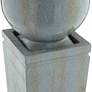 5_Sphere and Pillar 34 1/4" High LED Bubbler Fountain more views