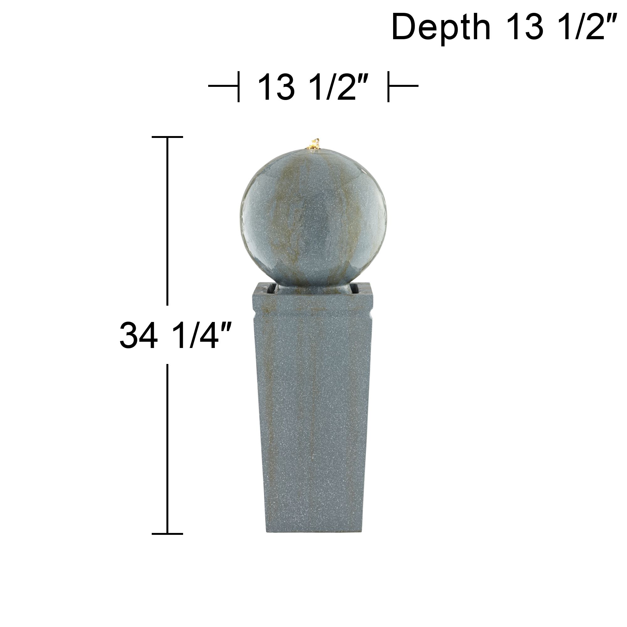 Ball and Pillar Fountain