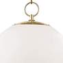 Sphere No.1 16" Wide Aged Brass Pendant Light