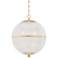 Sphere No. 3 18 1/4" Wide Aged Brass Orb Pendant Light