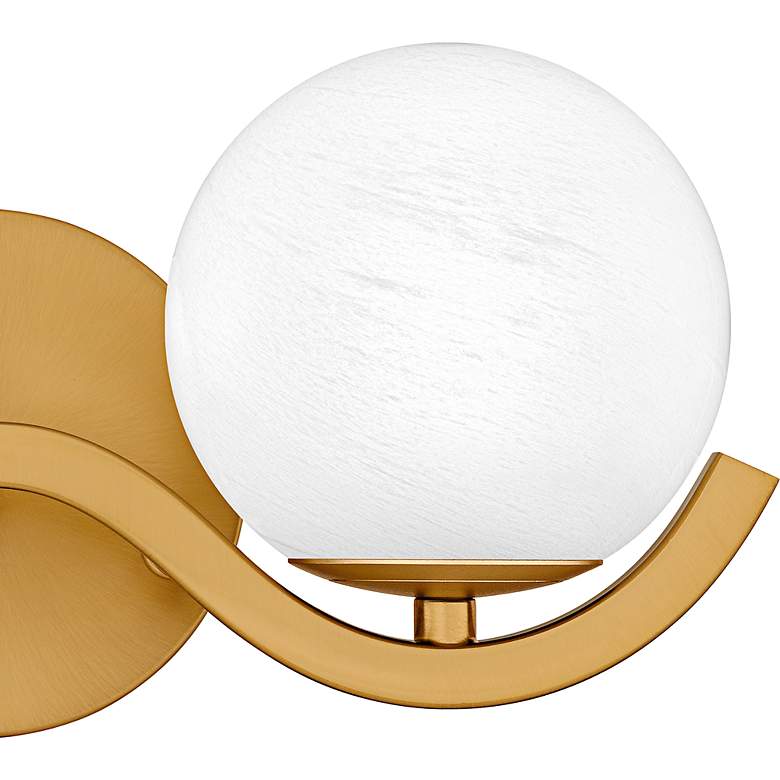Image 5 Spherical 2-Light Aged Brass Bath Light more views