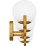 Thumbnail4 of Spherical 4-Light Aged Brass Bath Light more views