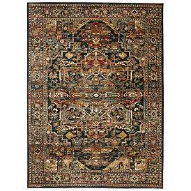 Image1 of Spice Market 90807 8'x11' Alcantara Sapphire Area Rug