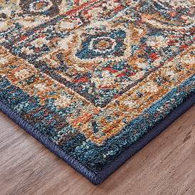 Image4 of Spice Market 90807 8'x11' Alcantara Sapphire Area Rug more views