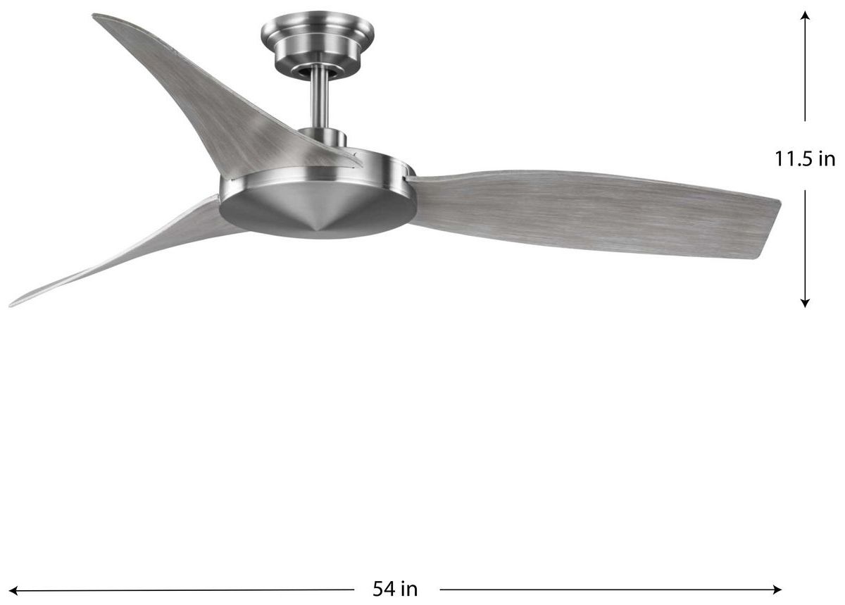 Image 7 Spicer Collection 54" Three-Blade Indoor/Outdoor DC Motor Ceiling Fan more views