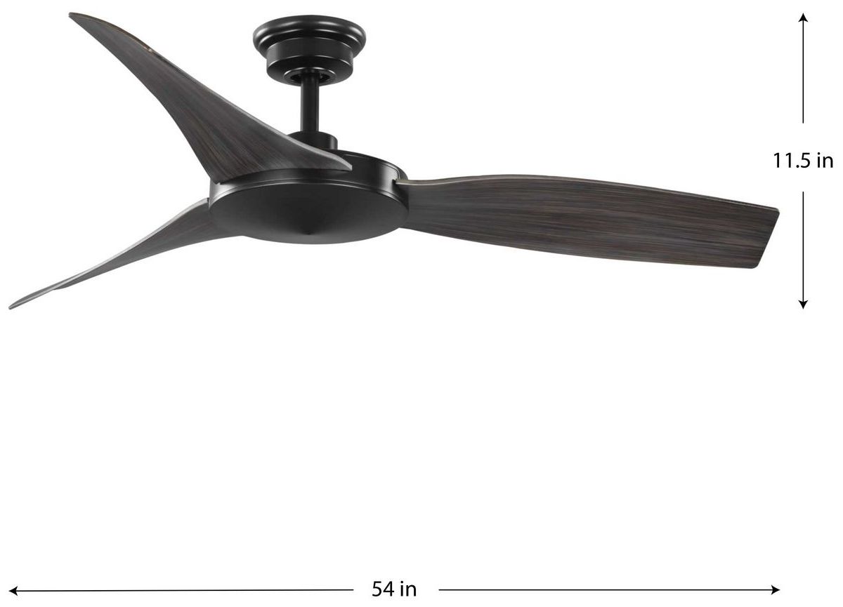 Spicer Collection 54" Three-Blade Indoor/Outdoor DC Motor Ceiling Fan