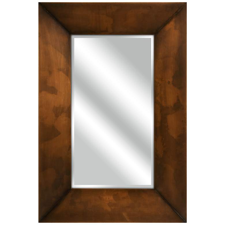 Image 1 Spier Copper Plated 23 3/4 inch x 35 1/2 inch Wall Mirror