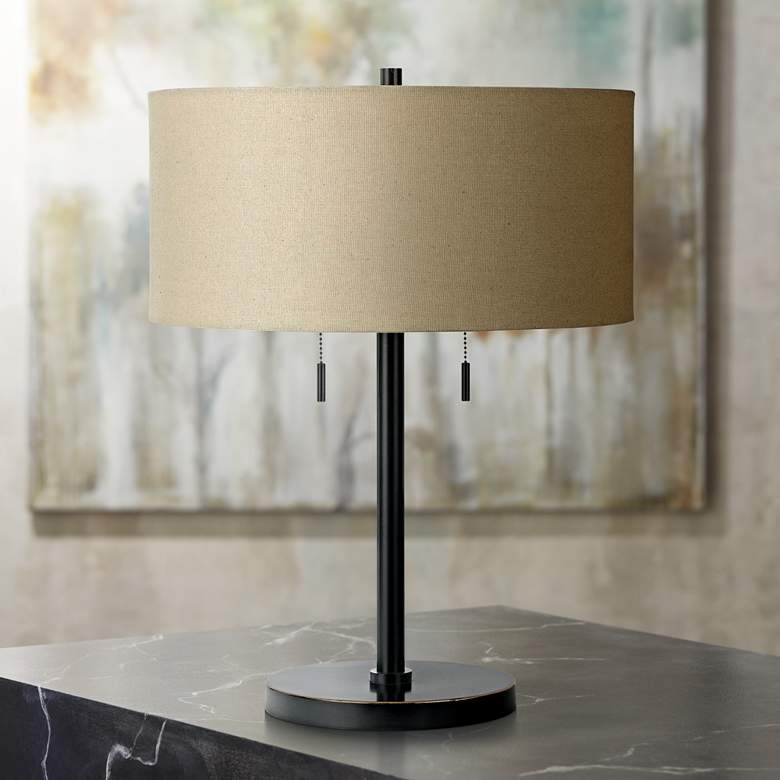 Image 1 Spiga Dark Bronze Table Lamp